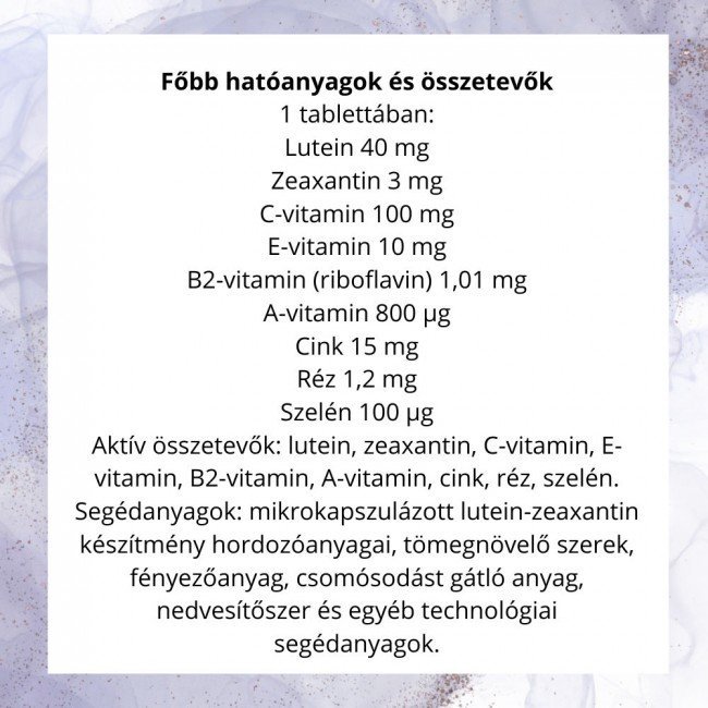Jutavit szem lutein pro 40mg 60db Jutavit szem lutein pro 40mg 60db