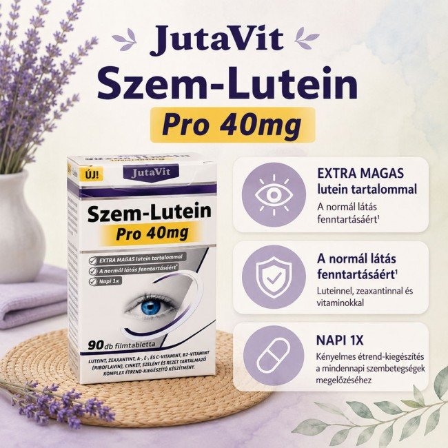Jutavit szem lutein pro 40mg 90db Jutavit szem lutein pro 40mg 90db