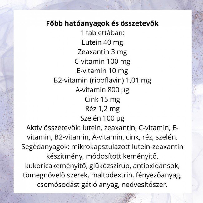 Jutavit szem lutein pro 40mg 90db Jutavit szem lutein pro 40mg 90db