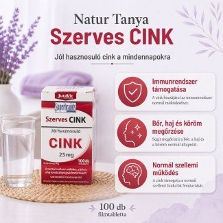 Jutavit szerves cink tabletta 100db