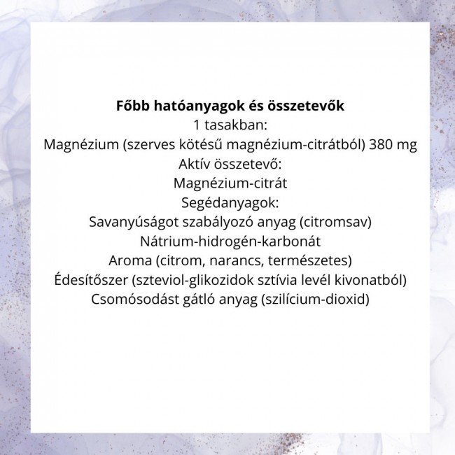 Jutavit szerves magnézium granulátum italpor 380mg/tasak 30db