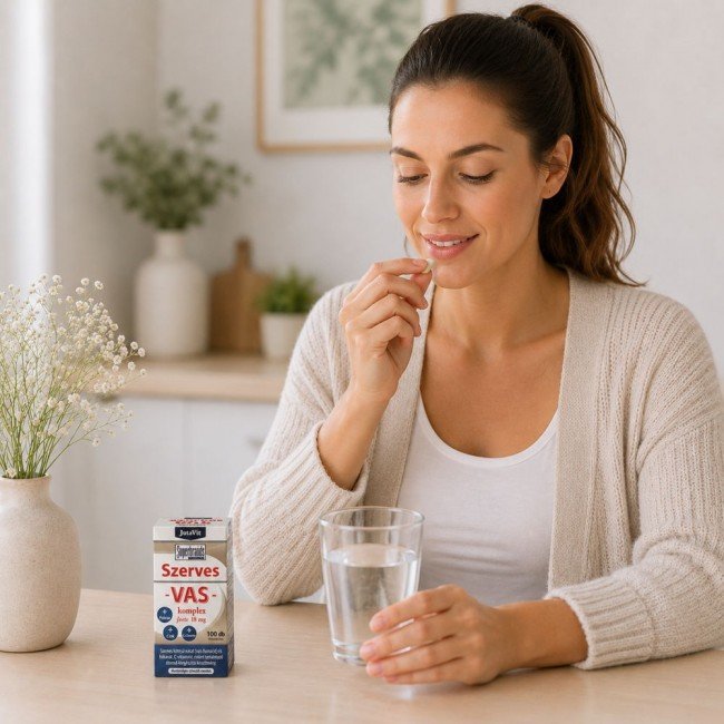 Jutavit szerves vas komplex forte 18 mg 100db