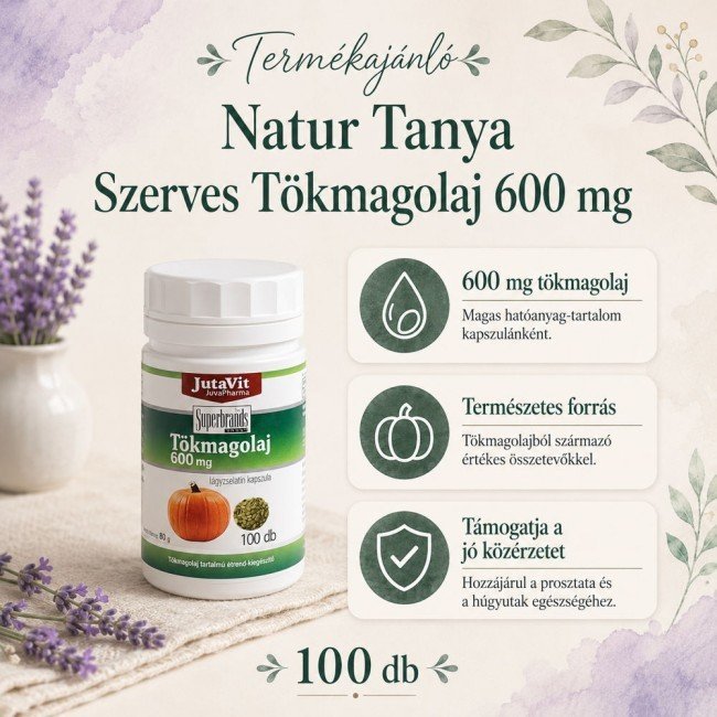 Jutavit tökmagolaj kapszula 100db