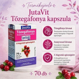 Jutavit tőzegáfonya kapszula 70db