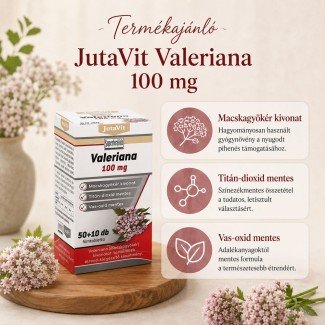 Jutavit valeriana 100mg 60db Jutavit valeriana 100mg 60db