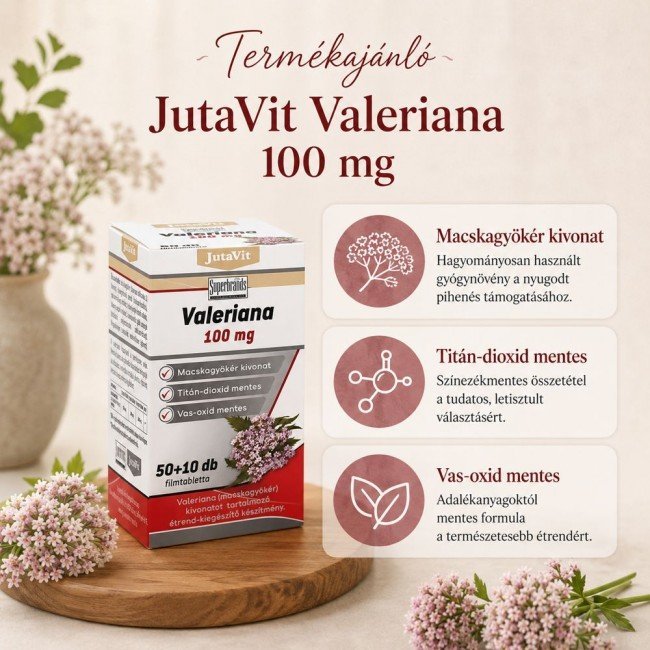 Jutavit valeriana 100mg 60db Jutavit valeriana 100mg 60db