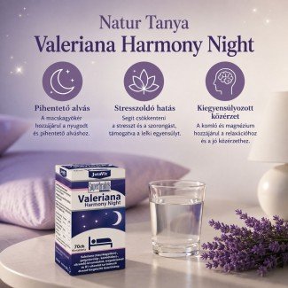 Jutavit valeriana harmony night tabletta 70db