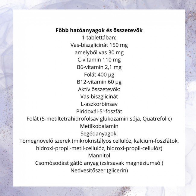 JutaVit Vas biszglicinát 60db JutaVit Vas biszglicinát 60db