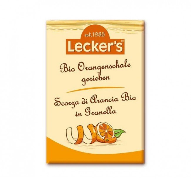 Leckers Bio narancshéj reszelt 15g