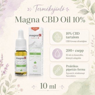 Magna G&T 10% CBD olaj olivaolajban 10ml