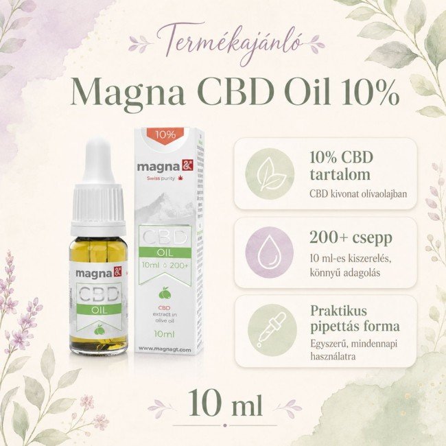 Magna G&T 10% CBD olivaolajban 10ml Magna G&T 10% CBD olivaolajban 10ml