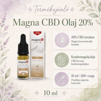 Magna G&T 20% CBD kendermagolajban 10ml
