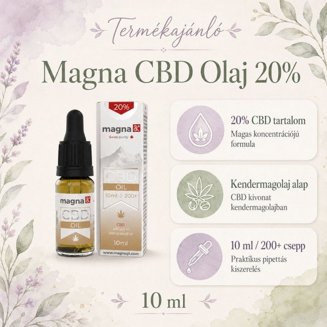Magna G&T 20% CBD kendermagolajban 10ml Magna G&T 20% CBD kendermagolajban 10ml