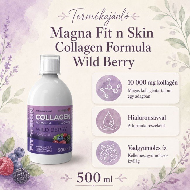 Magna G&T Collagen Formula Wild Berry 500 ml