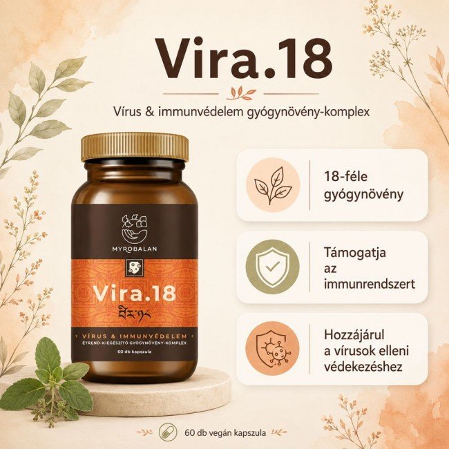 Myrobalan imu.18 immunerősítő gyógynövény-komplex vegán kapszula 60db