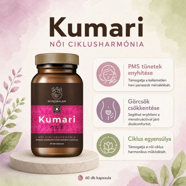 Myrobalan Kumari ciklusharmónia gyógynöv-komp 60db