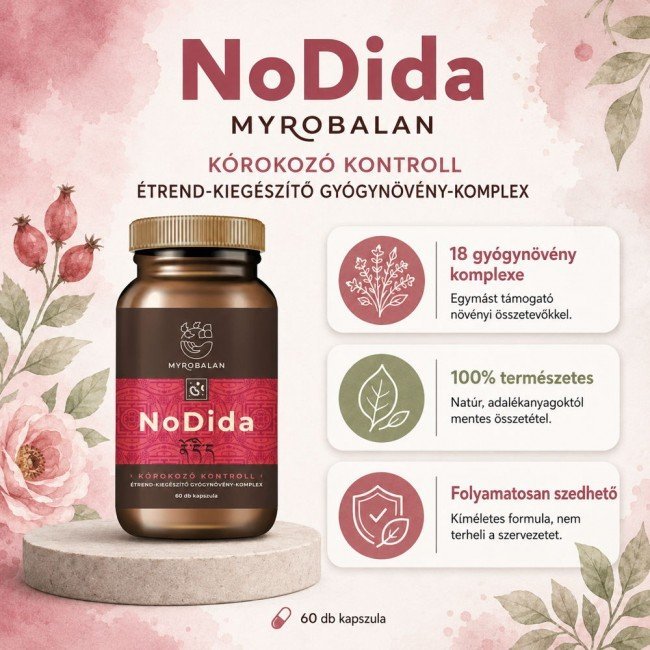 Myrobalan nodida gyógynövény-komplex vegán kapszula 60db