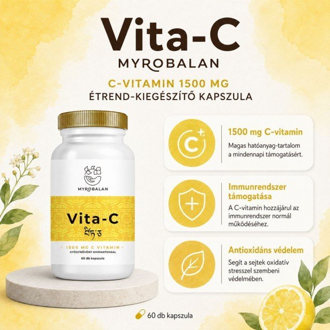 Myrobalan Vita-C 1500 mg +növényi kivonatok 60 db