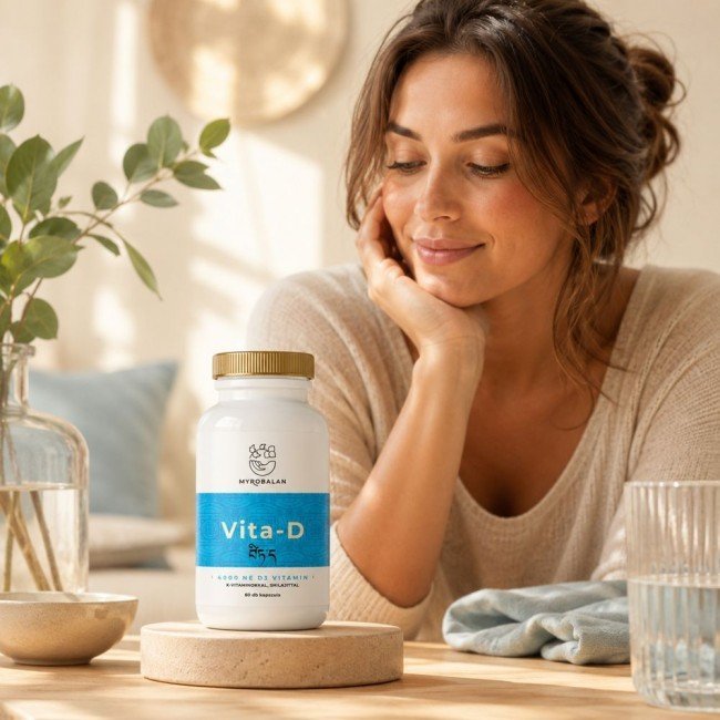 Myrobalan Vita-D D3 vitamin+K1+K2+Shilajit 60 db
