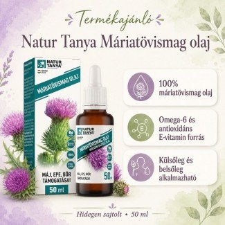 Natur Tanya 100% Máriatövismag olaj hidegsajtolt 50ml