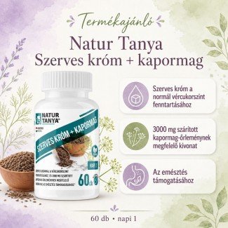 Natur Tanya 3000mg Szerves króm+kapormag 60db