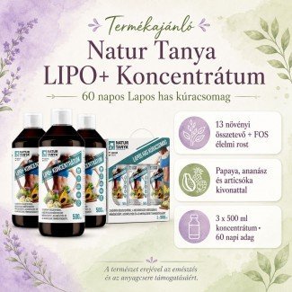 Natur Tanya 60 napos Lipo+ Lapos has kúracsomag 3x500ml