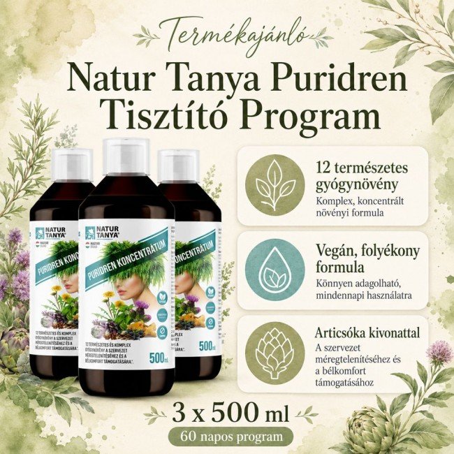 Natur Tanya 60 napos Tisztító Program 3x500ml