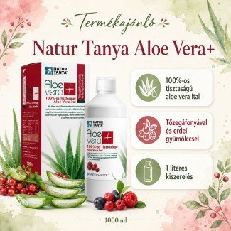 Natur tanya aloe vera ital tőzegáfonya-erdei 1000ml