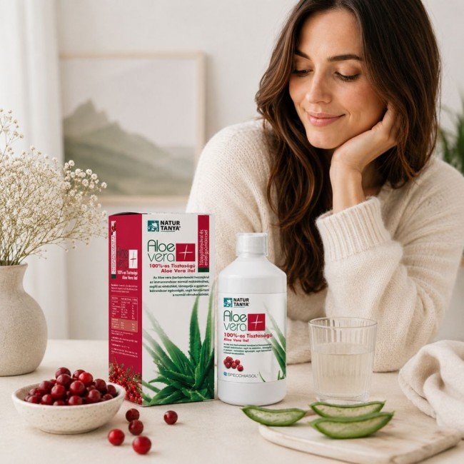 Natur tanya aloe vera ital tőzegáfonya-erdei 1000ml