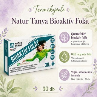 Natur Tanya Bioaktív Folát 30db