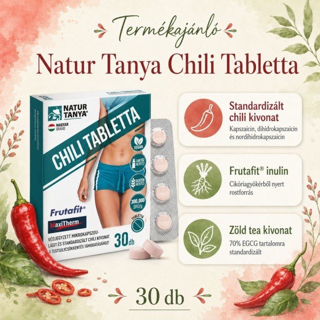 Natur Tanya Chili tabletta 30db Natur Tanya Chili tabletta 30db