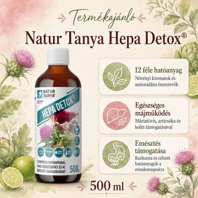 Natur Tanya Hepa Detox máj és emésztés 500ml