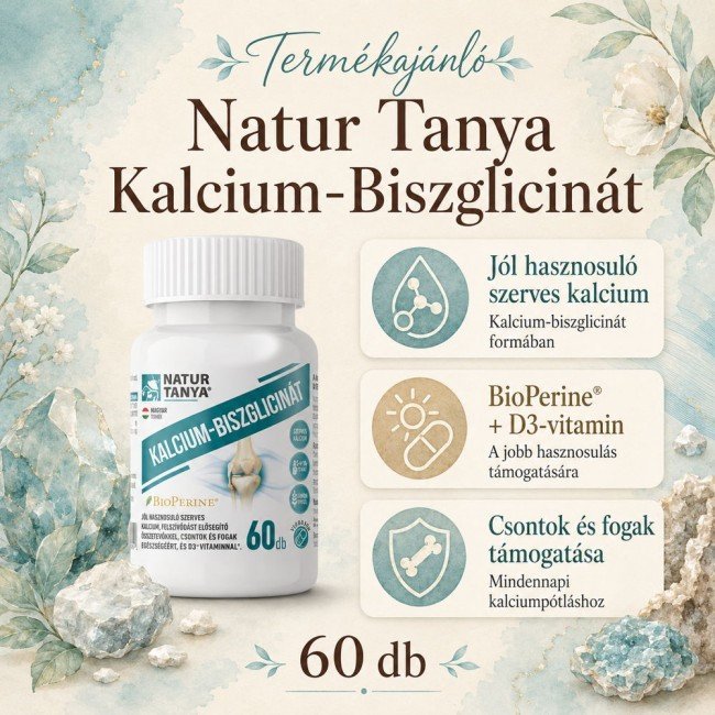 Natur tanya kalcium-biszglicinát 60db