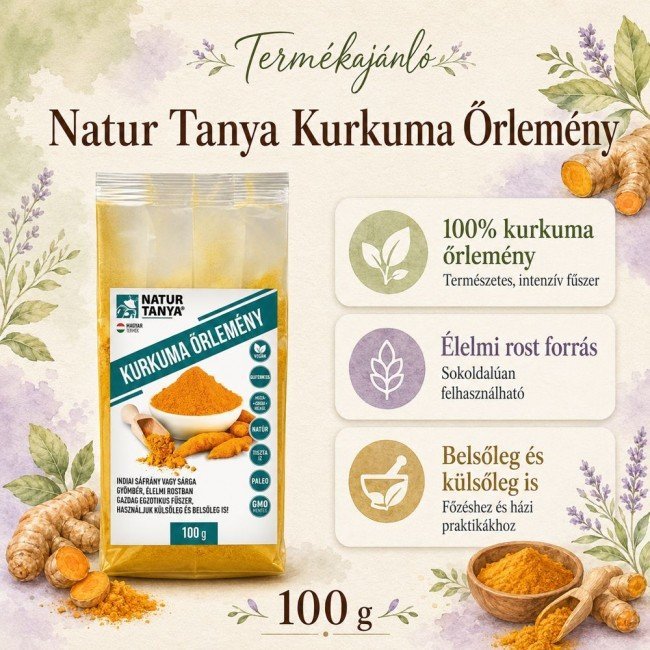 Natur tanya kurkuma őrlemény 100g