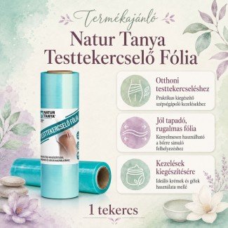 Natur Tanya Lélegző, speciális testtekercselő kozmetikai fólia 80m