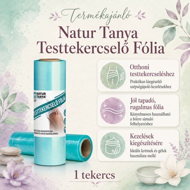Natur Tanya Lélegző, speciális testtekercselő kozmetikai fólia 80m