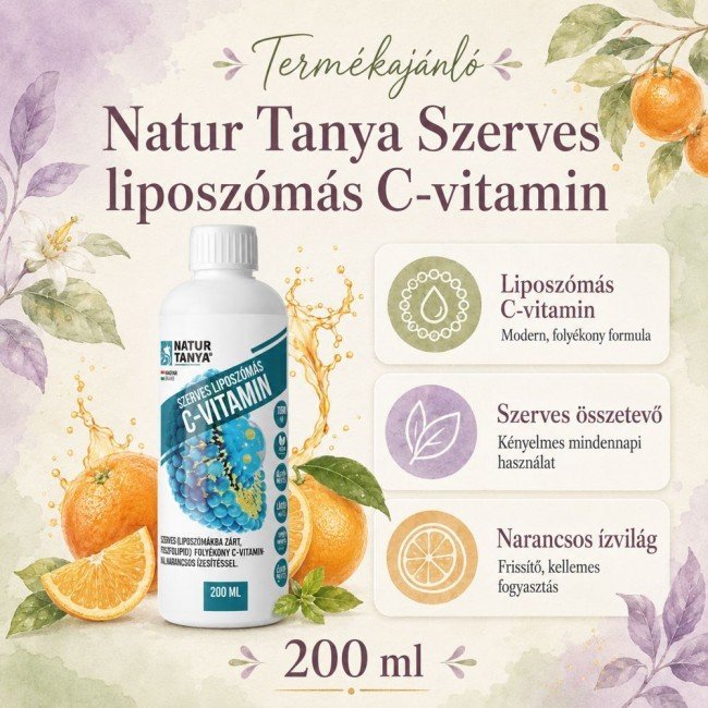 Natur Tanya Liposzómás C-vitamin + cink folyékony 200ml Natur Tanya Liposzómás C-vitamin + cink folyékony 200ml