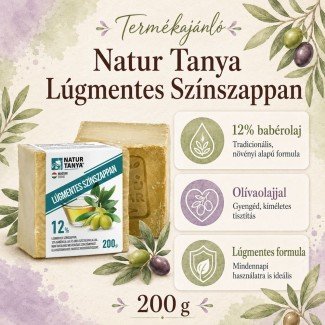 Natur tanya lúgmentes szappan 88% olívaolaj 200g