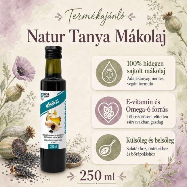 Natur tanya mákolaj 250ml