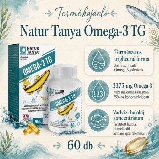 Natur Tanya Mega Omega-3 TG- vadvízi halolaj 60db