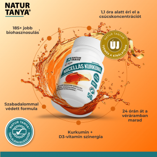 Natur Tanya Micellás kurkuma 50db