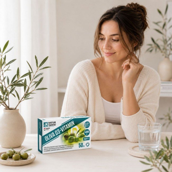 Natur Tanya OLIVA D3-vitamin. 4000 NE 50db