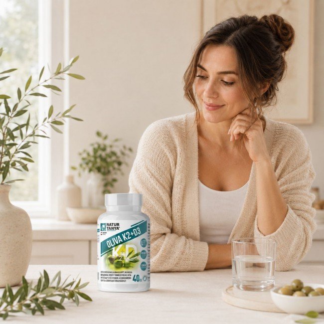 Natur Tanya Oliva K2 és D3-vitamin 40db