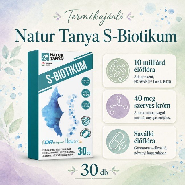 Natur Tanya S-biotikum kapszula 30db Natur Tanya S-biotikum kapszula 30db