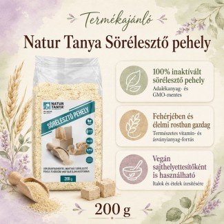Natur tanya sörélesztő pehely 200g