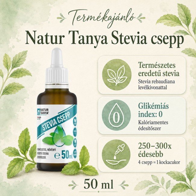 Natur tanya stevia csepp 50ml