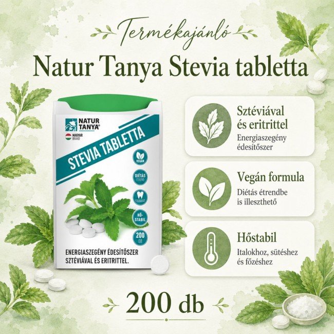 Natur tanya stevia tabletta 200db Natur tanya stevia tabletta 200db