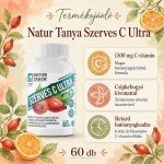 Natur Tanya SZERVES C ULTRA 1500mg Retard C-vitamin csipkebogyó kivonattal 60db Natur Tanya SZERVES C ULTRA 1500mg Retard C-vitamin csipkebogyó kivonattal 60db