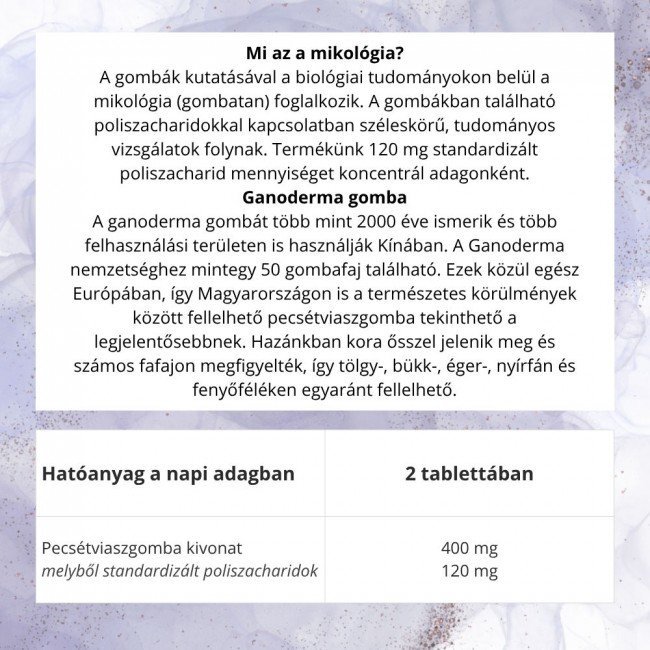 Natur Tanya Szerves Ganoderma, Pecsétviaszgomba 60db Natur Tanya Szerves Ganoderma, Pecsétviaszgomba 60db