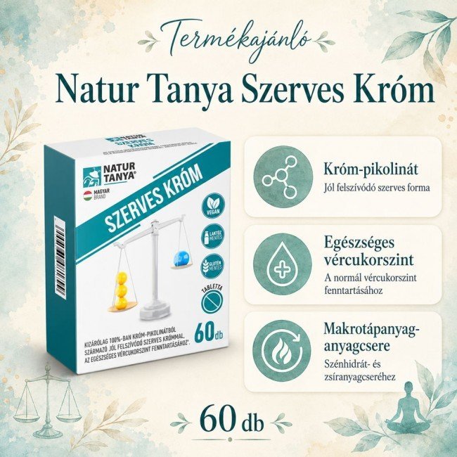 Natur Tanya Szerves Króm tabletta 60db Natur Tanya Szerves Króm tabletta 60db